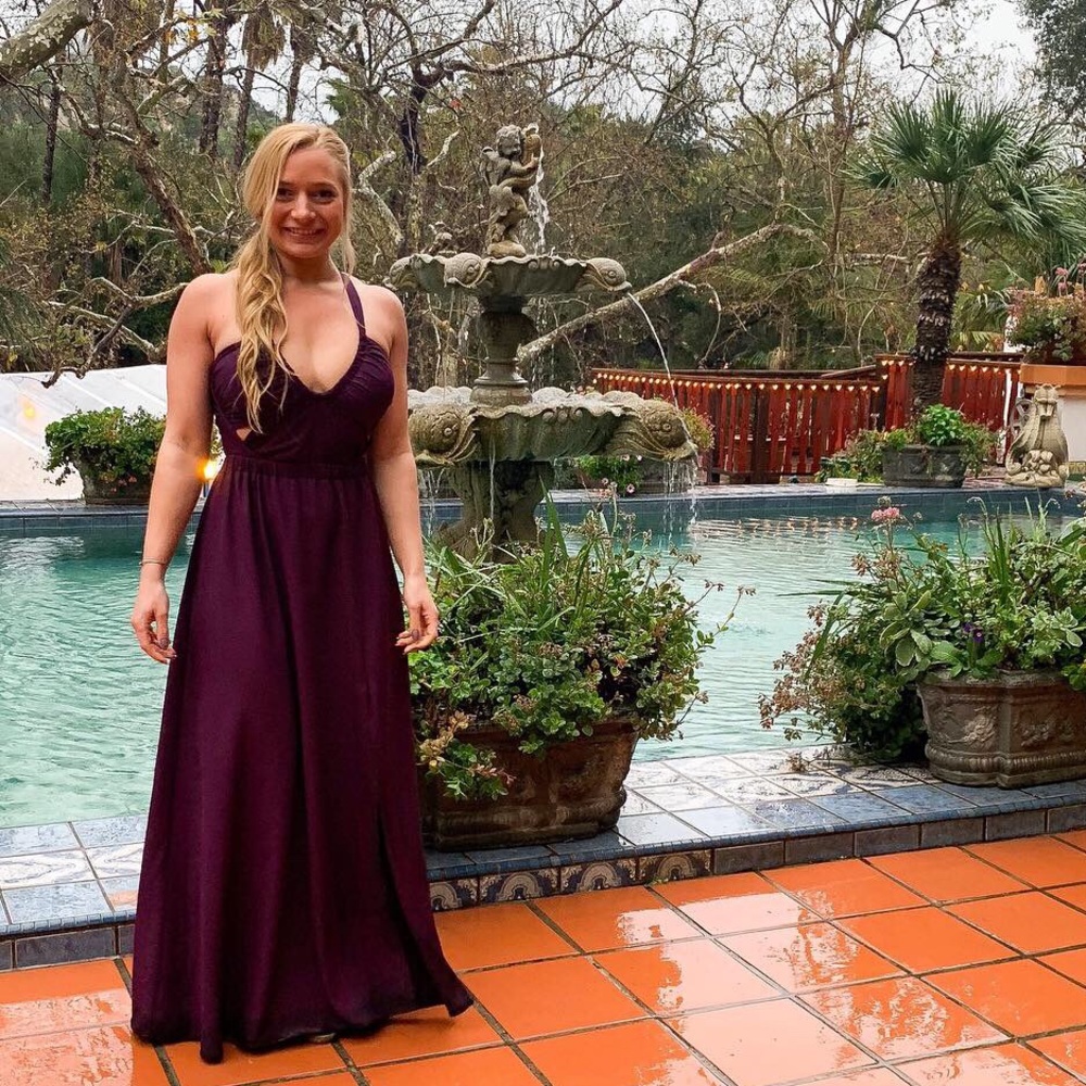 Strappy backless maxi dress